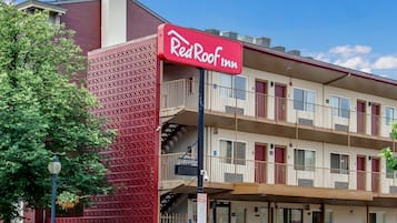 Guests can enjoy a balcony with outdoor space on the upper floor.