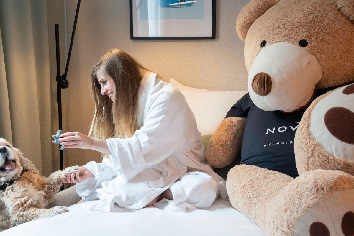 Suite superior, 1 cama matrimonial y sofá cama | Ropa de cama de alta calidad y minibar