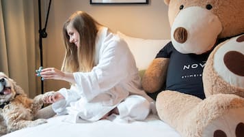 Premium bedding, minibar, in-room safe, desk