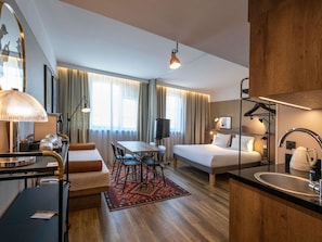 Premium bedding, minibar, in-room safe, desk