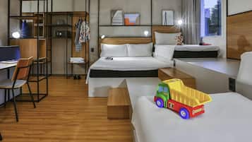 In-room safe, desk, blackout drapes, soundproofing
