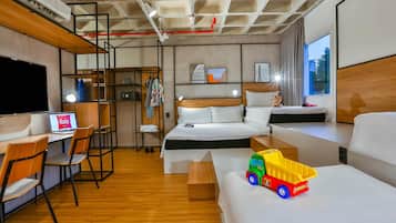 In-room safe, desk, blackout drapes, soundproofing
