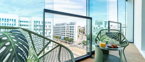 Suite – superior, flere senger, balkong | Terrasse/patio