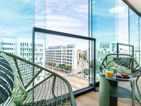 Superior Suite, Multiple Beds, Balcony | Minibar, in-room safe, desk, laptop workspace