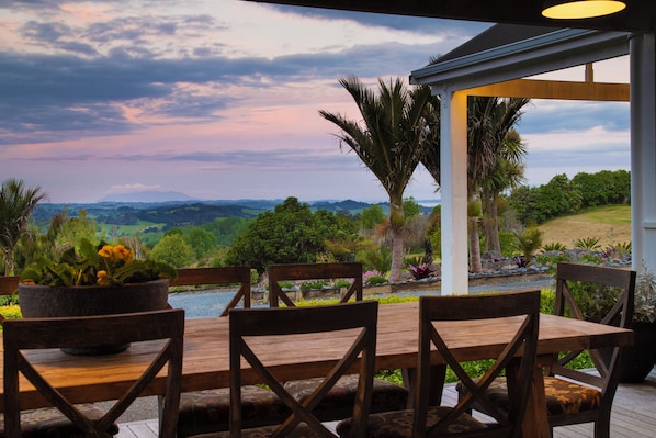 Uitzicht vanuit accommodatie