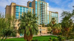 Outdoor banquet area