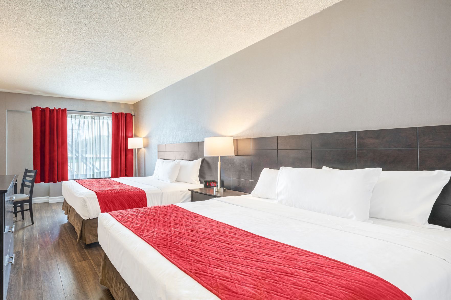 Desk, blackout drapes, iron/ironing board, free WiFi