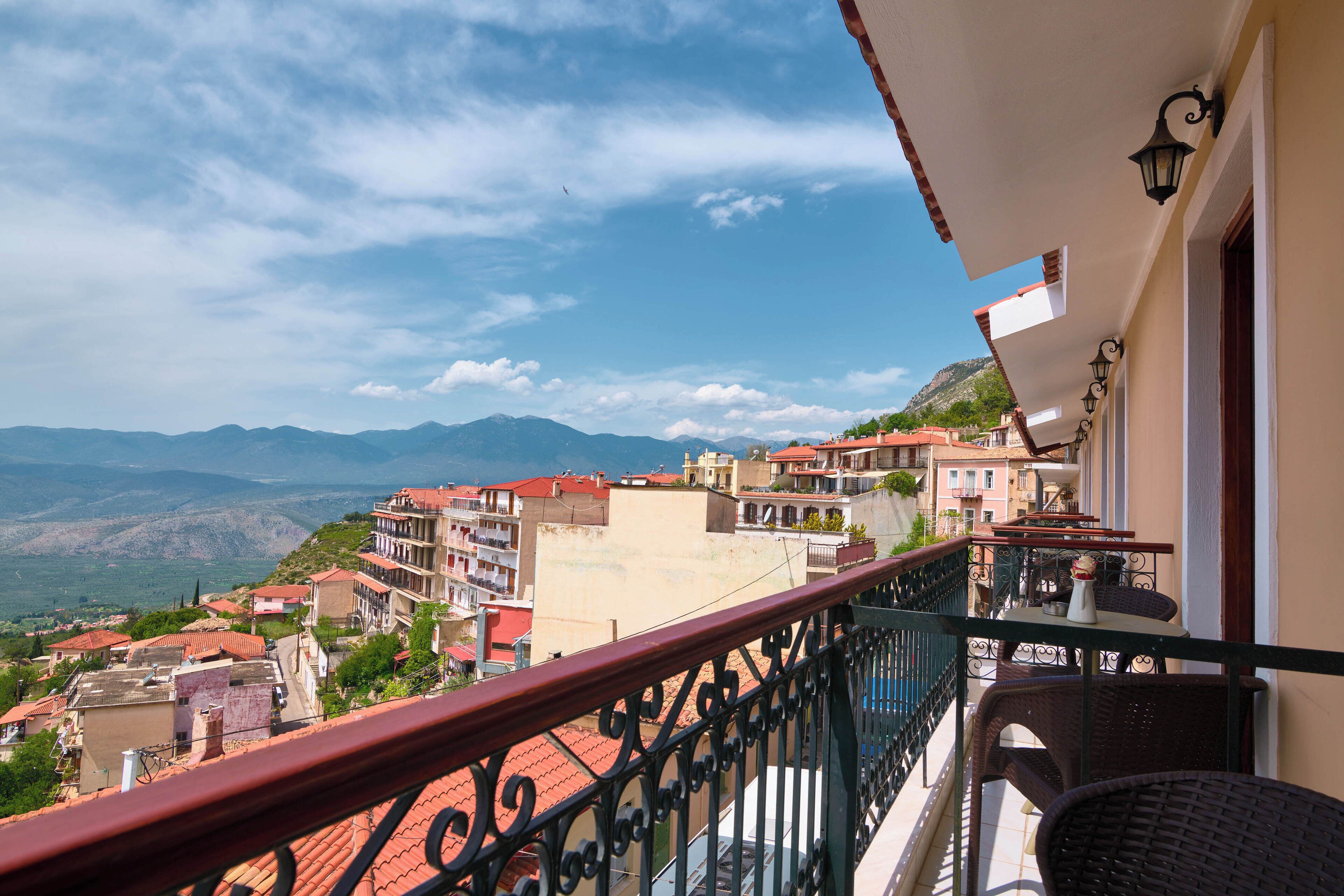 Double or Twin Room with Balcony (Panoramic View) | Terrasse/Patio