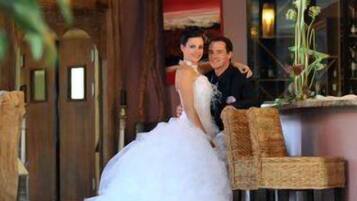 Área interna para casamento