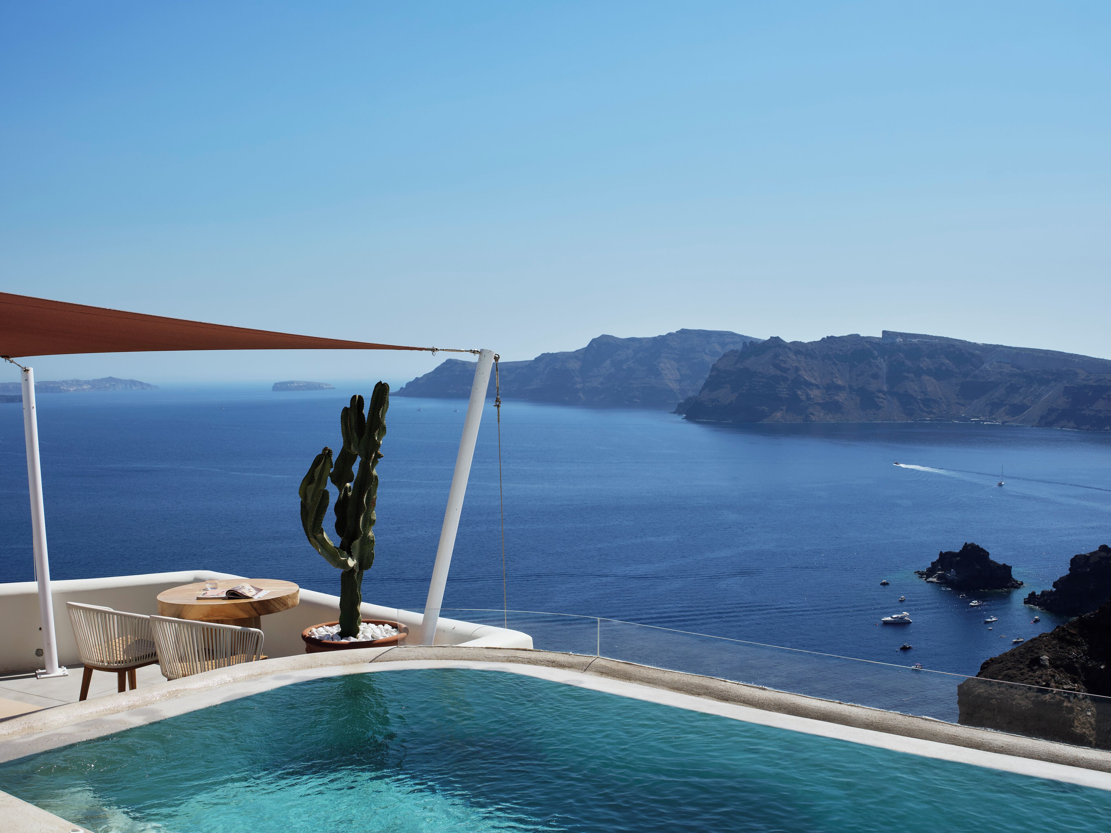Sunset Villa Socrates with Infinity Pool | View from room