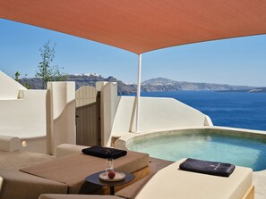 Exceptional Suite with Private Pool | Pool | Outdoor pool, open 11 AM to 6:00 PM, pool umbrellas, sun loungers - Andronis Luxury Suites (Santorini)