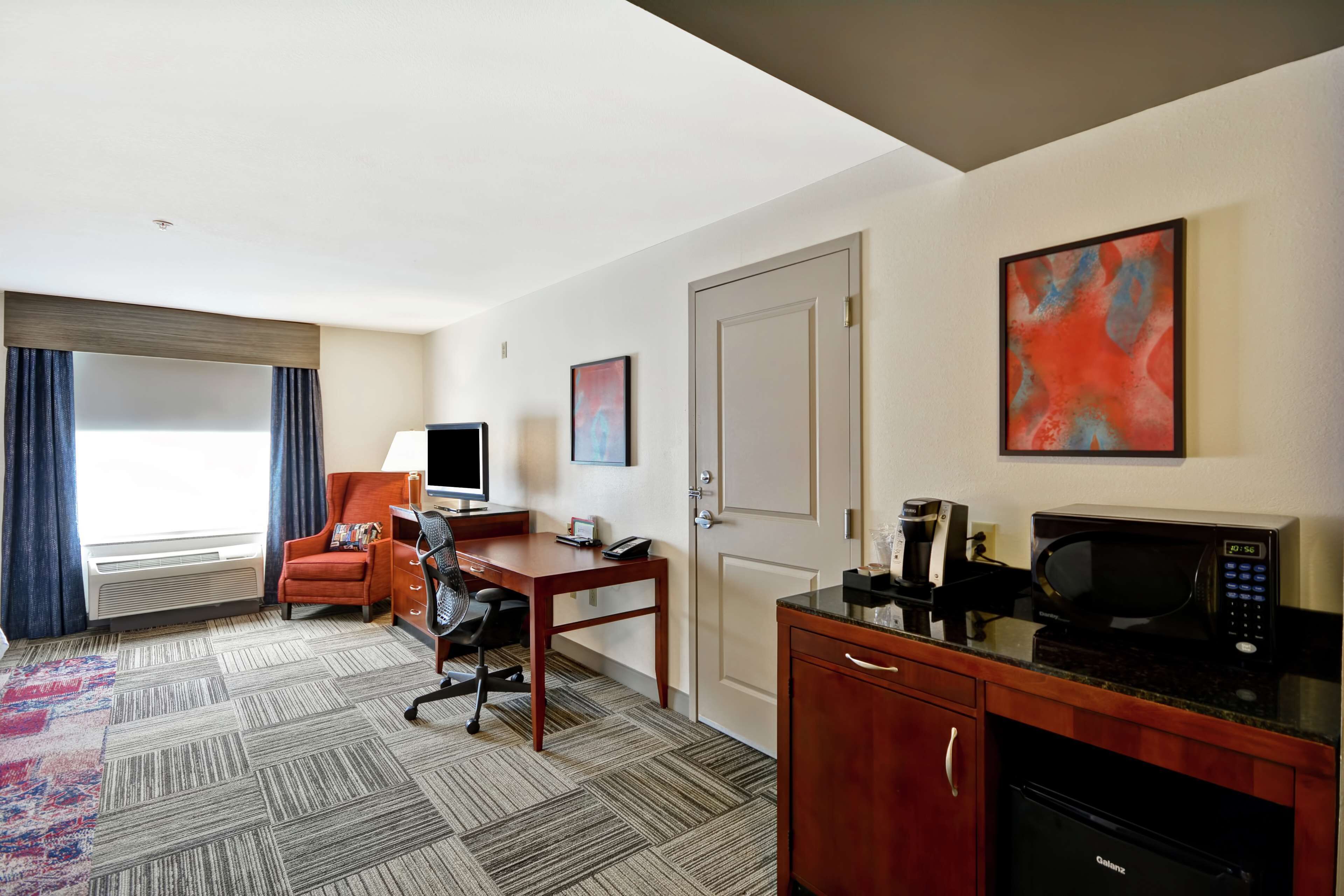 premium bedding, individually furnished, desk, laptop workspace