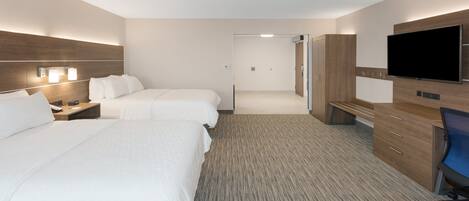 Escritorio, sistema de insonorización, tabla de planchar con plancha