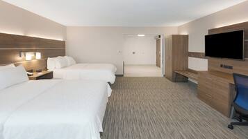Standard Room, 2 Queen Beds | Desk, soundproofing, iron/ironing board, cribs (free)