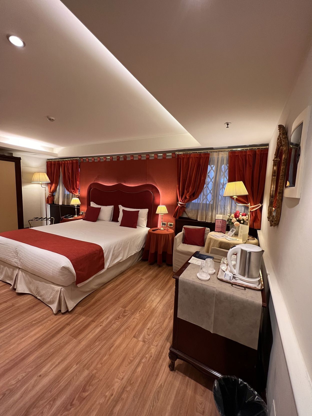 Down comforters, minibar, in-room safe, individually decorated