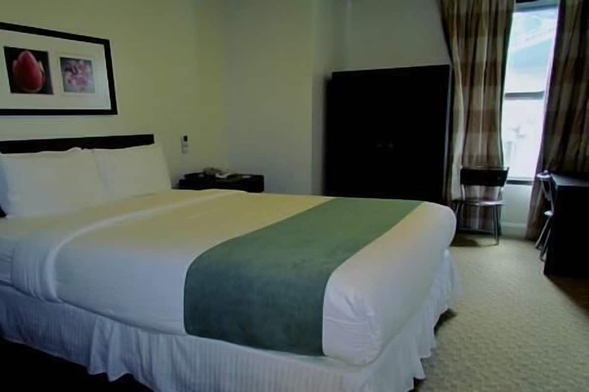 Standardzimmer (One Full Bed) | Allergikerbettwaren, Pillowtop-Betten, Schreibtisch