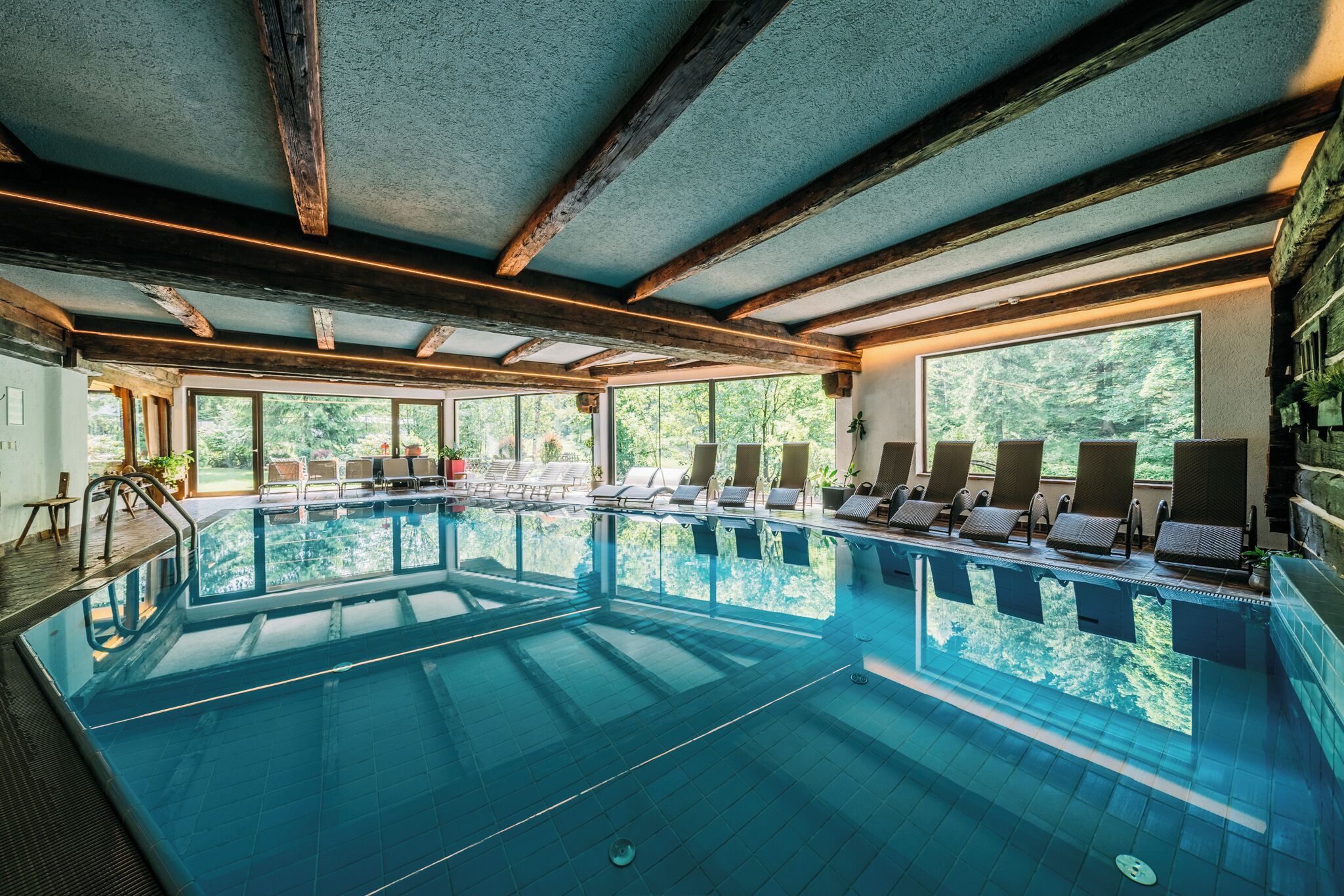 Indoor pool, outdoor pool, open 7:00 AM to 7:00 PM, sun loungers