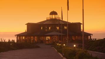 Front of property – evening/night