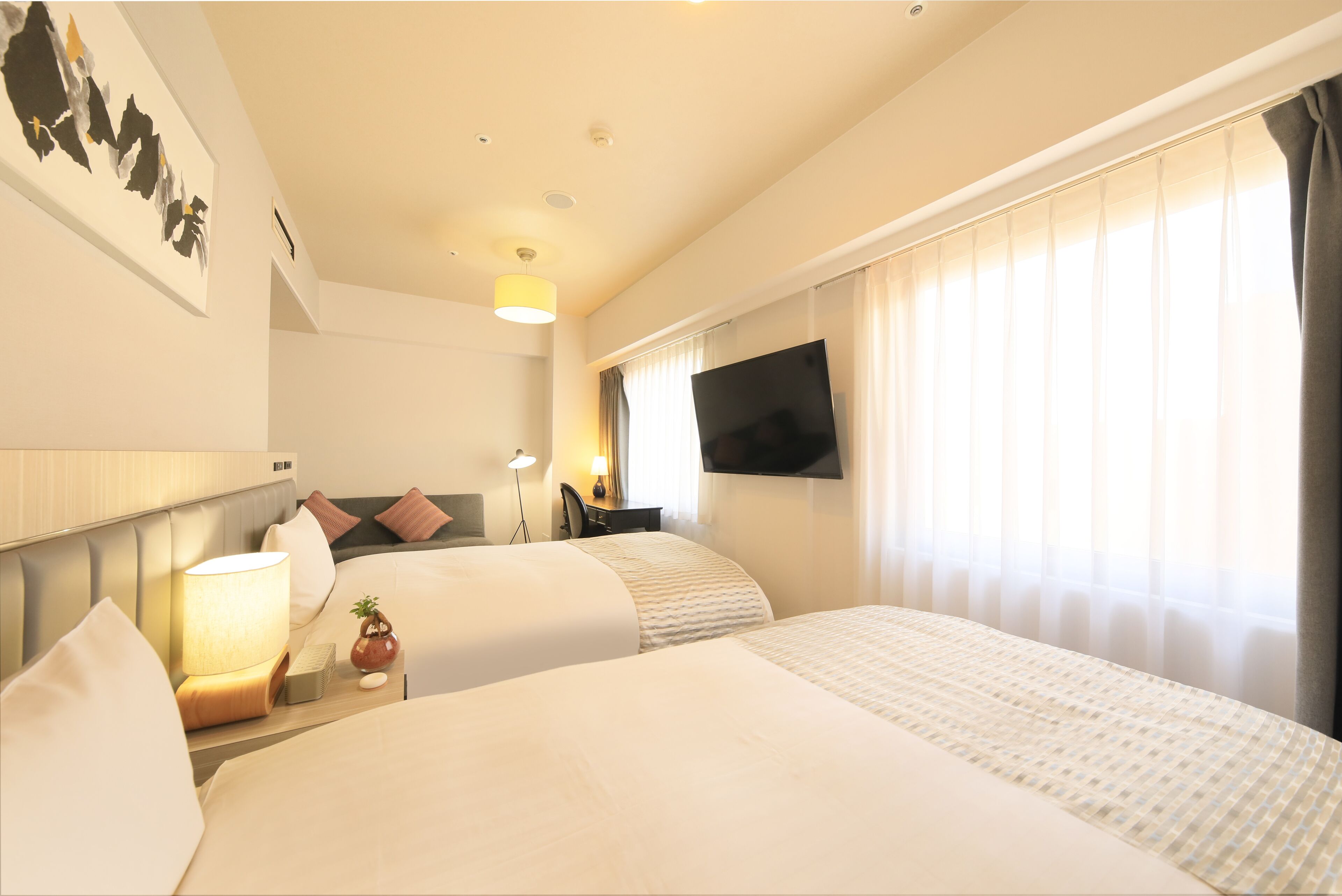 standard twin room | 2 bedrooms, iron/ironing board, free wifi, bed sheets
