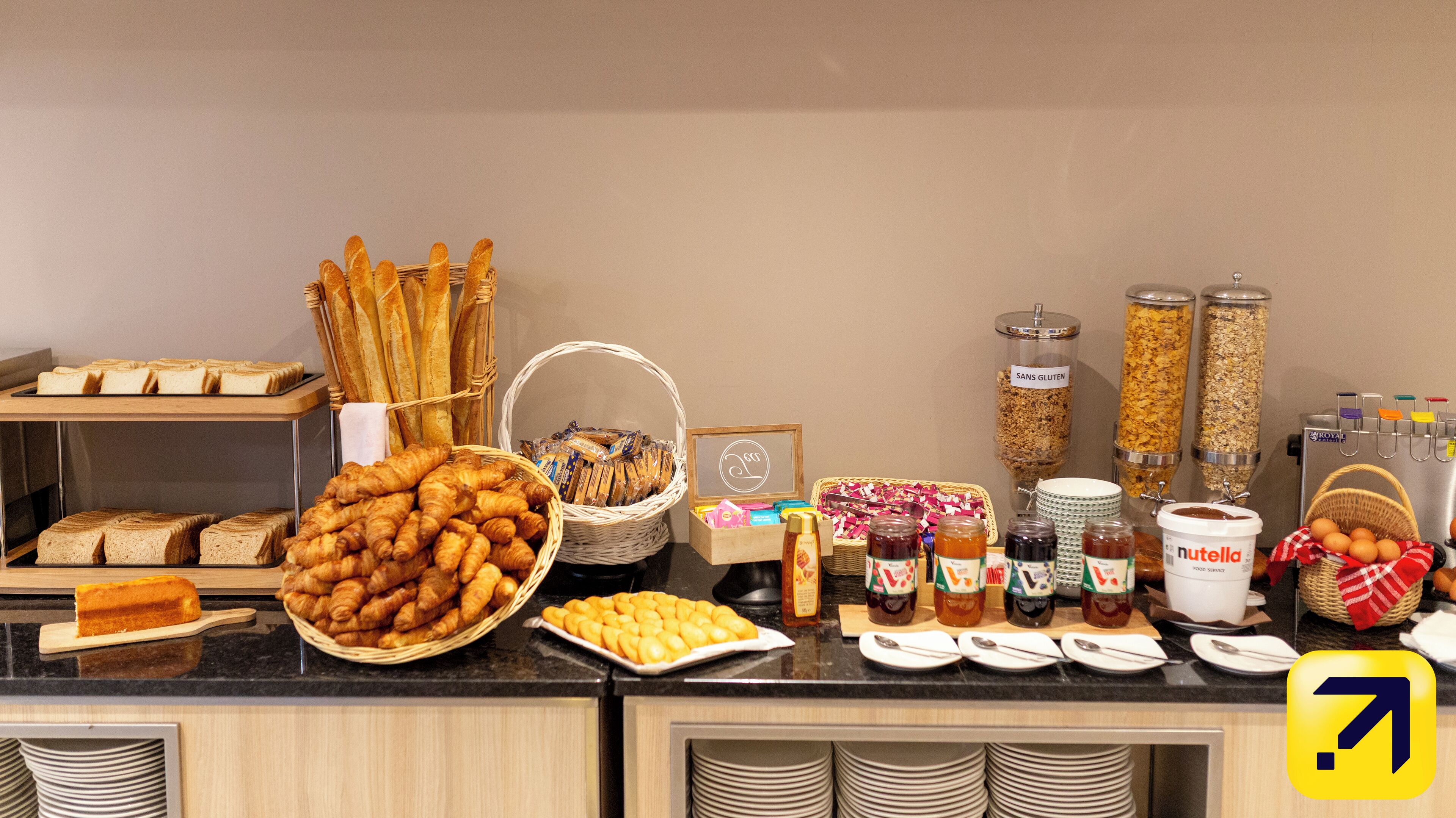 Daily buffet breakfast (EUR 10 per person)