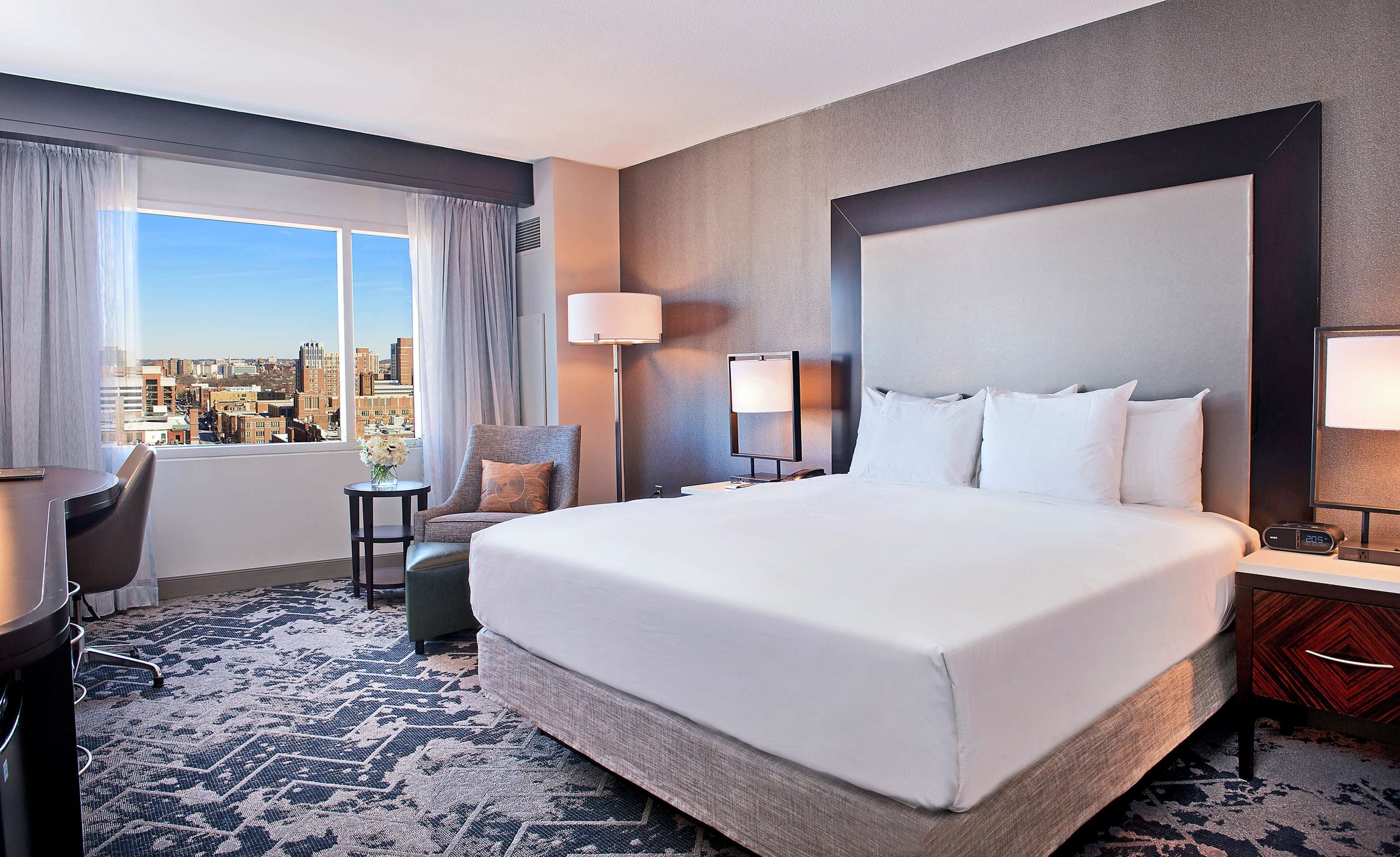 Premium bedding, pillowtop beds, in-room safe, desk