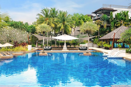 2 outdoor pools, cabanas (surcharge), pool umbrellas
