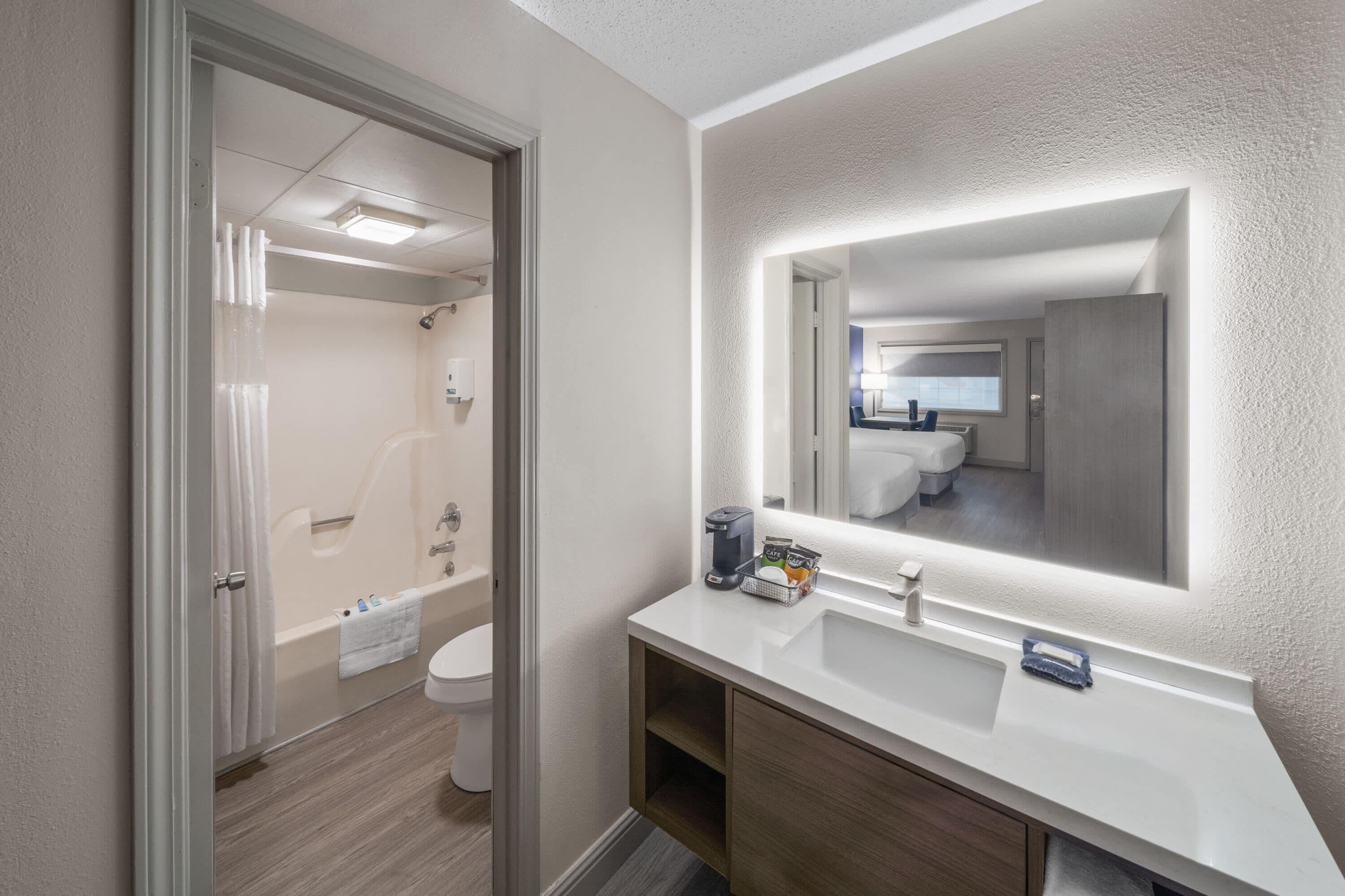 Free toiletries, hair dryer, towels