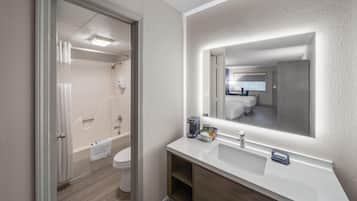 Free toiletries, hair dryer, towels
