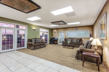 Sala de estar en el lobby