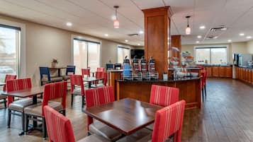 Free daily buffet breakfast