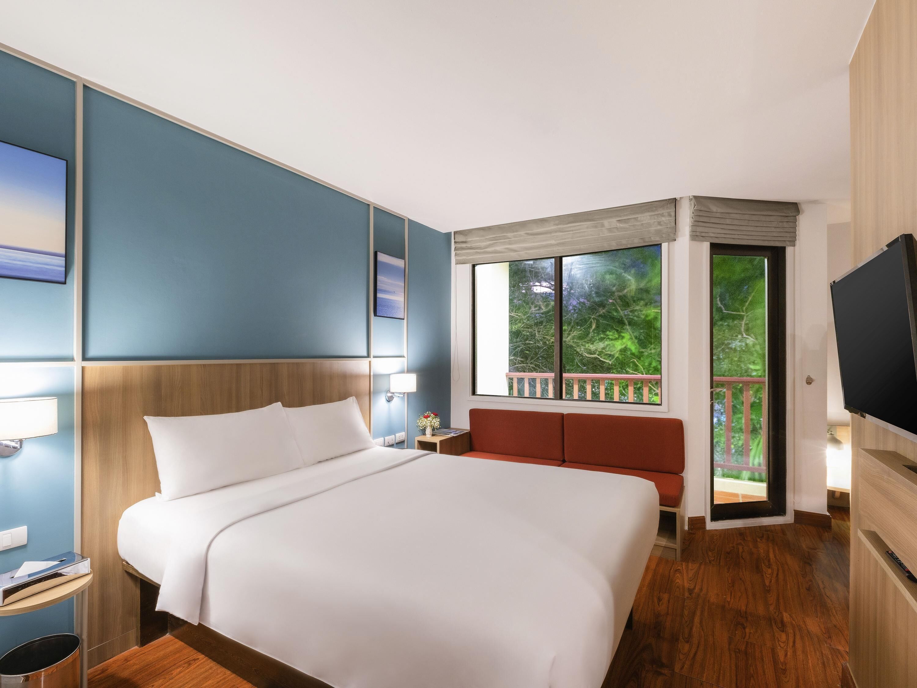 In-room safe, blackout drapes, iron/ironing board