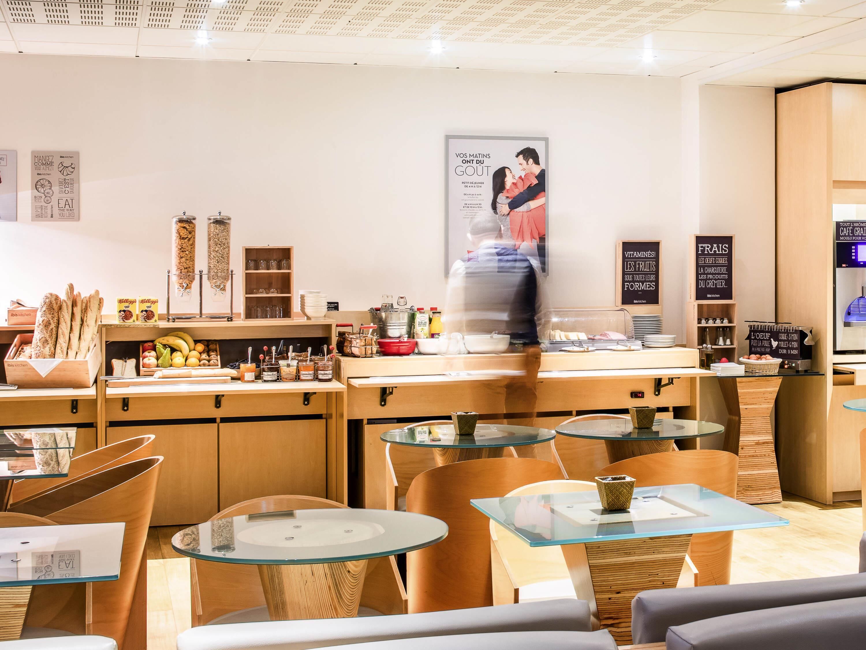 daily buffet breakfast (eur 9.90 per person)