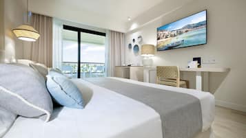 Ropa de cama de alta calidad y minibar