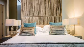 Luksus-lejlighed - 2 soveværelser | 2 soveværelser, pengeskab på værelset, strygejern/strygebræt