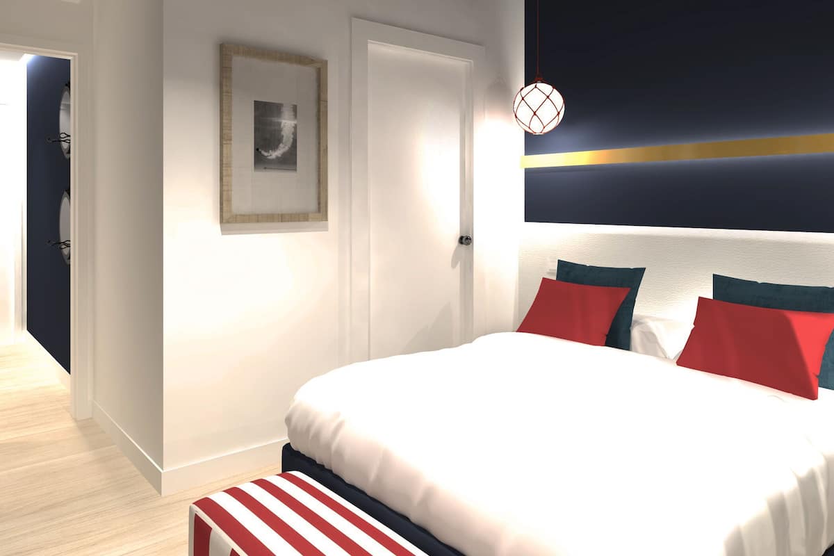 2 bedrooms, in-room safe, iron/ironing board, free WiFi