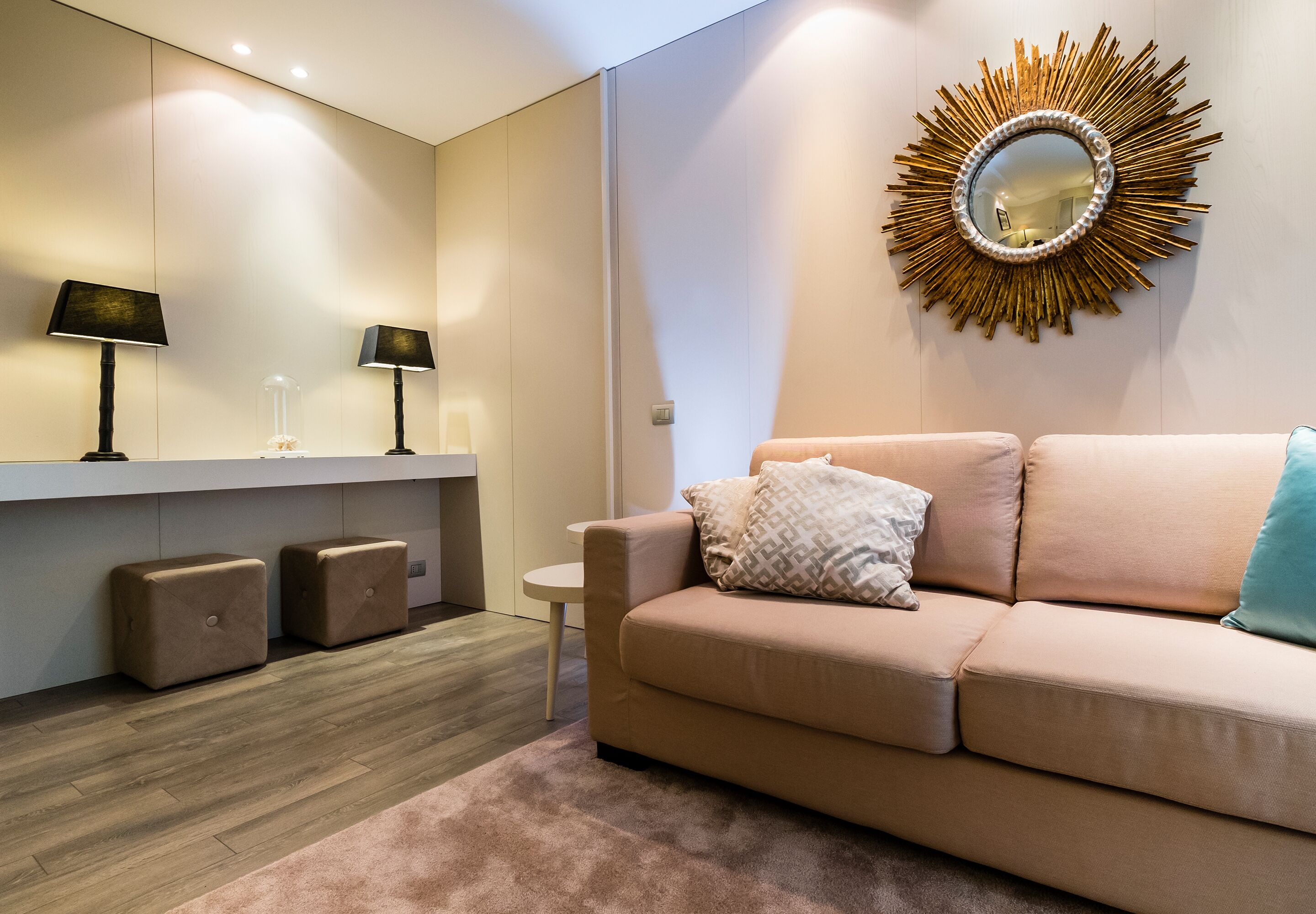 luxury apartment, 2 bedrooms | living area | plasma tv