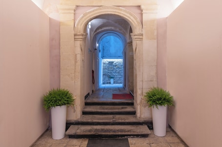Property entrance. Vittorio Veneto Hotel