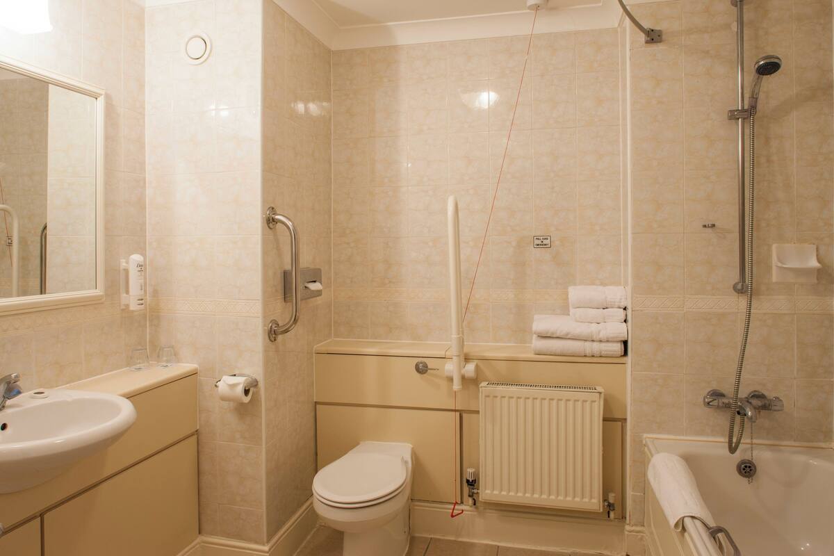 Standard Room, 1 Queen Bed, Accessible | In-room safe, desk, iron/ironing board, cribs (free)
