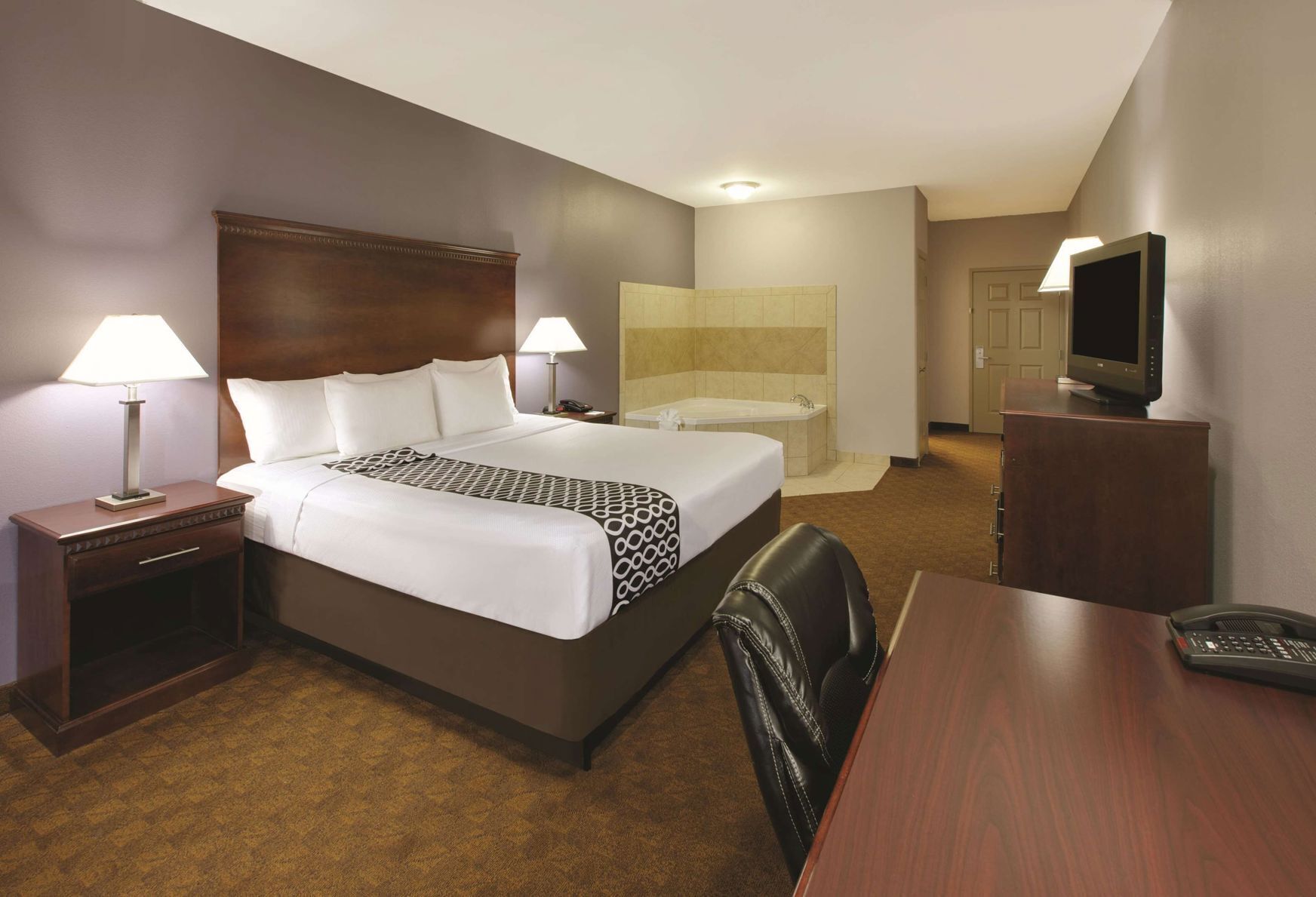 Premium bedding, pillow-top beds, desk, iron/ironing board