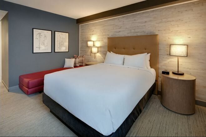 Egyptian cotton sheets, premium bedding, pillowtop beds, in-room safe