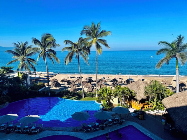 Deluxe Twin Room with Sea View | Strand-/Meerblick