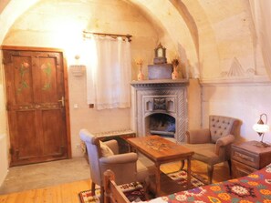 Brudesuite - 1 kingsize-seng - badekar | Opholdsområde