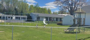 Children’s play area – outdoor - Mackinaw Budget Inn (Mackinaw City)