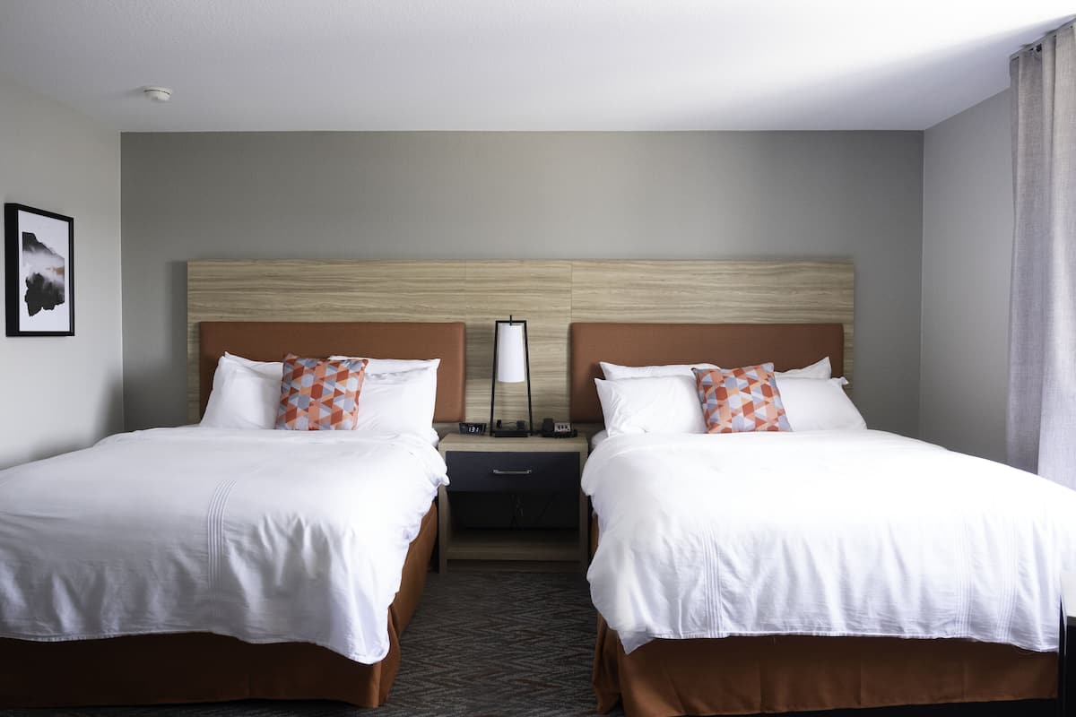 Studio Suite, 2 Queen Beds, Non Smoking | 1 bedroom, in-room safe, desk, iron/ironing board