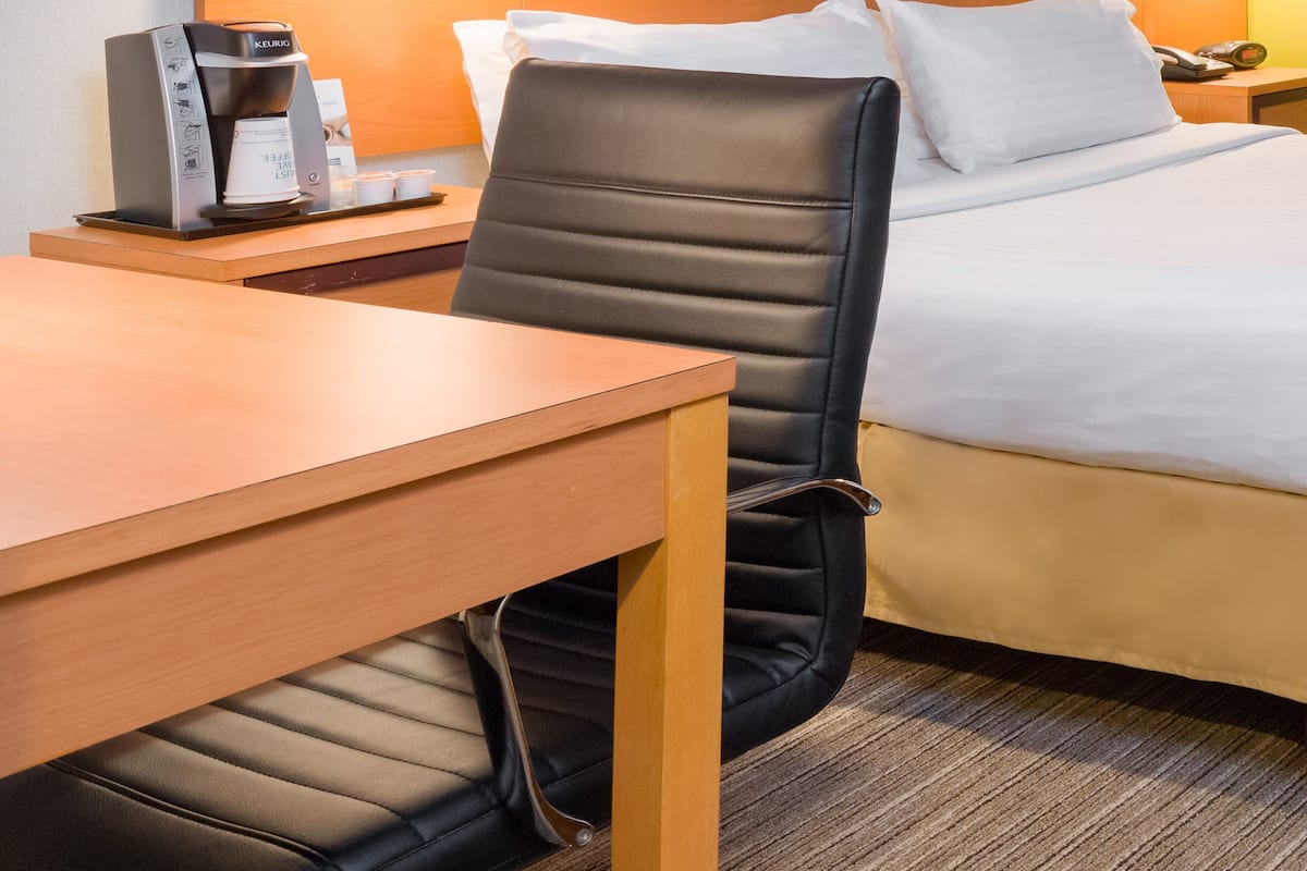 In-room safe, desk, blackout curtains, soundproofing