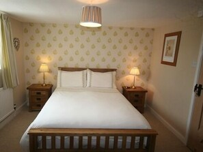 Individually decorated, individually furnished, iron/ironing board