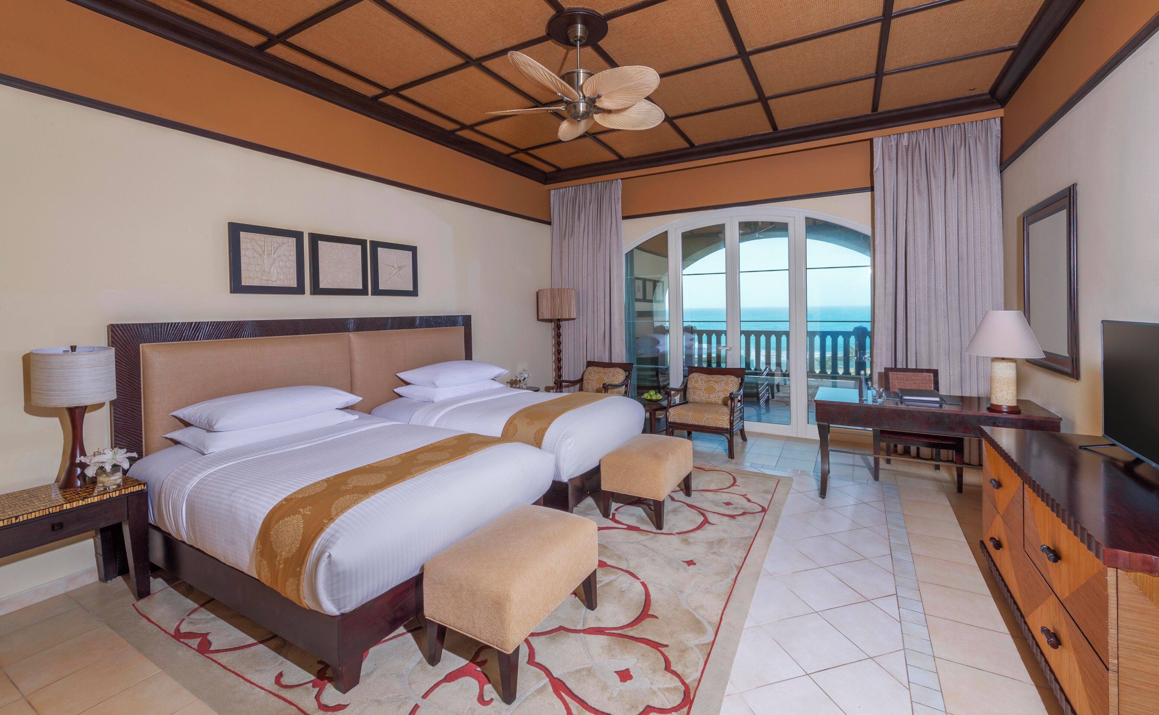 Premium bedding, minibar, in-room safe, desk