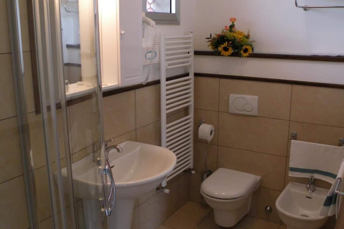 bidet, towels