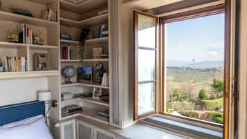 Habitación doble Deluxe | Minibar, caja de seguridad en la habitación y escritorio