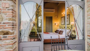 Habitación Deluxe, 1 habitación, vista al jardín | Terraza o patio